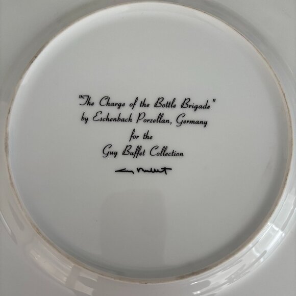 Vernon Klins "Leilani" Hawaiian Floral Plate - Designed by Don Blanding - Picture 2 of 2